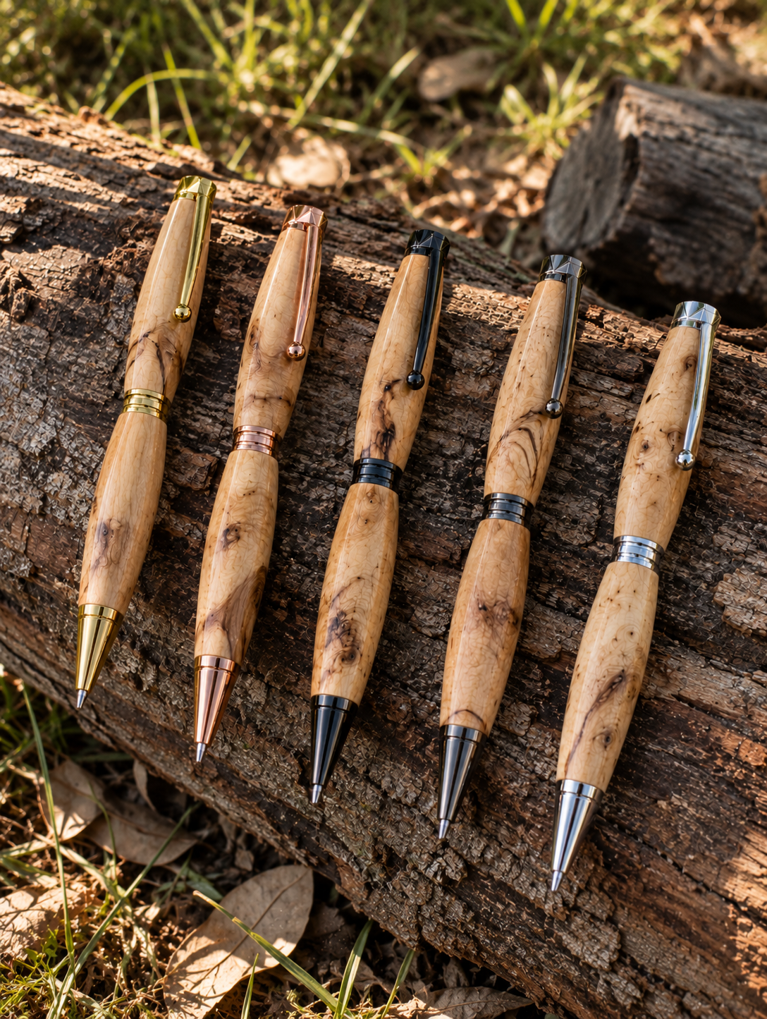 The Queensland Maple Pen — Hand-Turned Lifetime Edition