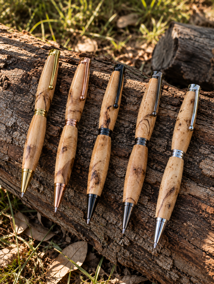 The Queensland Maple Pen — Hand-Turned Lifetime Edition