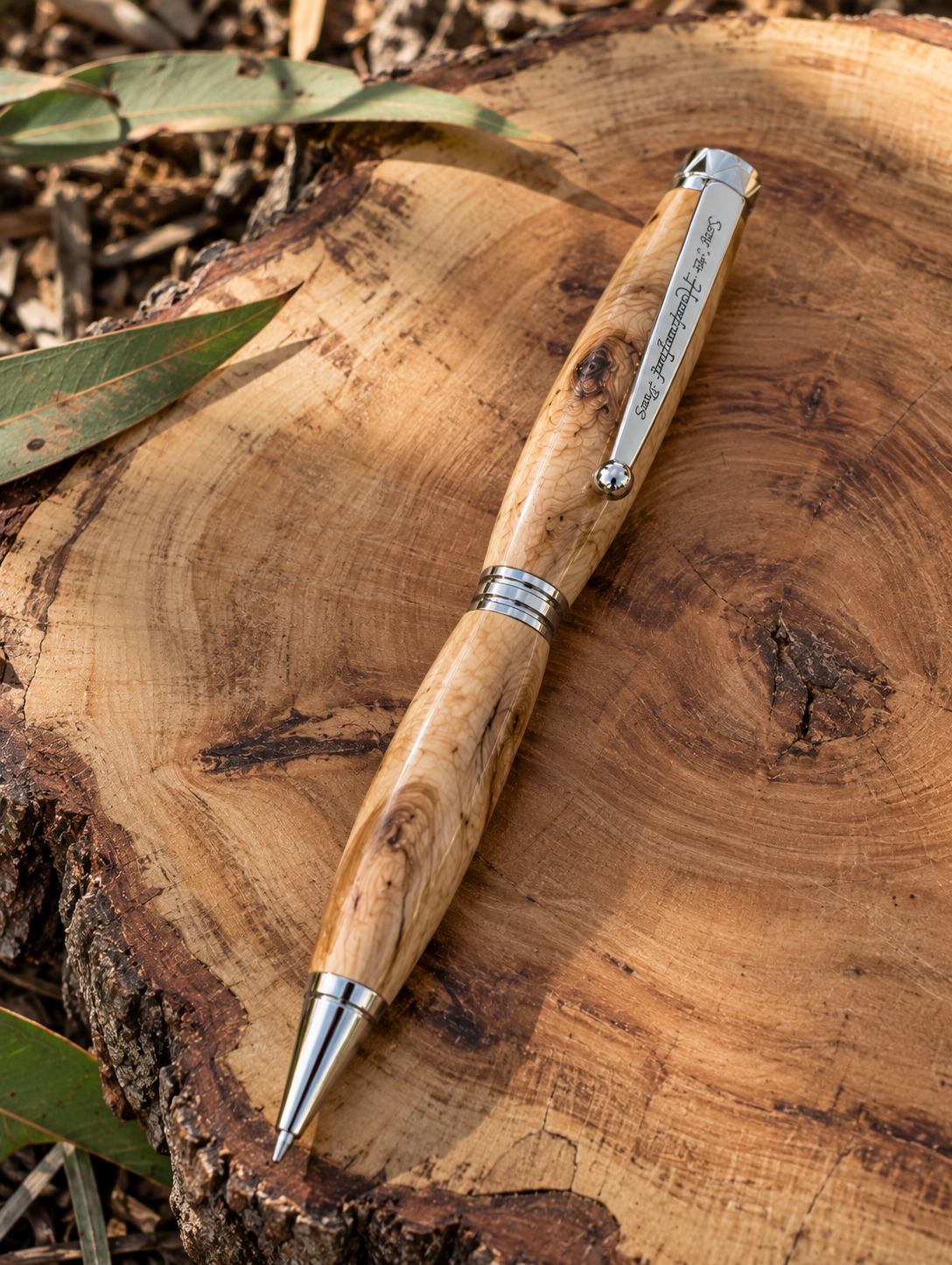 The Queensland Maple Pen — Hand-Turned Lifetime Edition