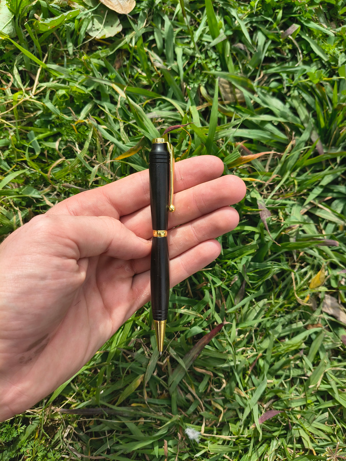 Ebony Wood Slimline Pen – Premium Lifetime Edition