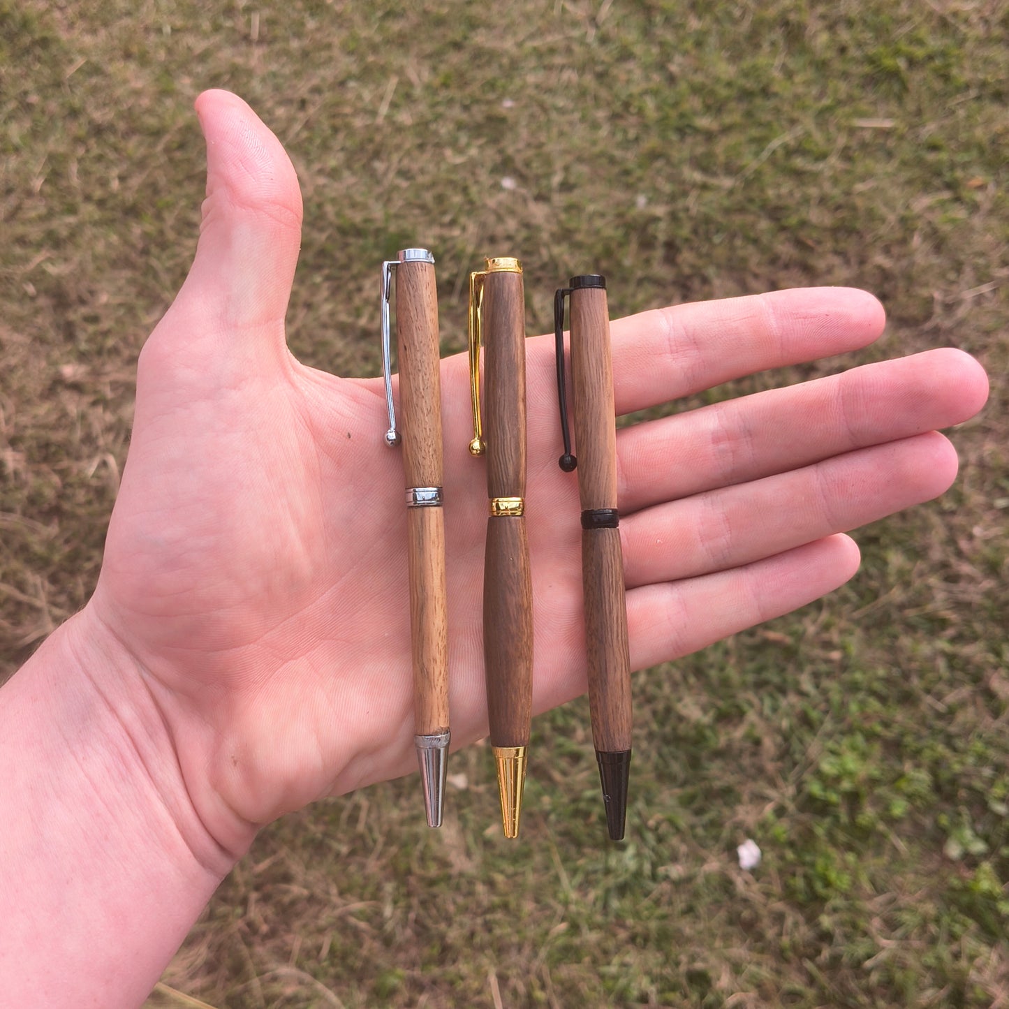 Blue Gum Cyclone-Salvaged Wooden Slimline Pen – Premium Lifetime Edition
