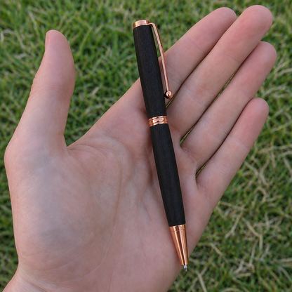 Ebony Wood Slimline Pen – Premium Lifetime Edition