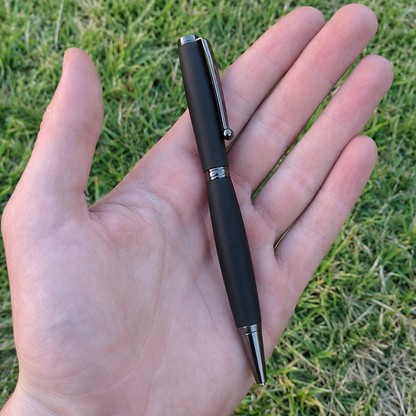 Ebony Wood Slimline Pen – Premium Lifetime Edition