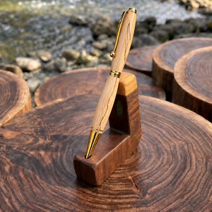 Salvaged Orchard Mango Wood Pen — Handturned Heirloom Writing Instrument