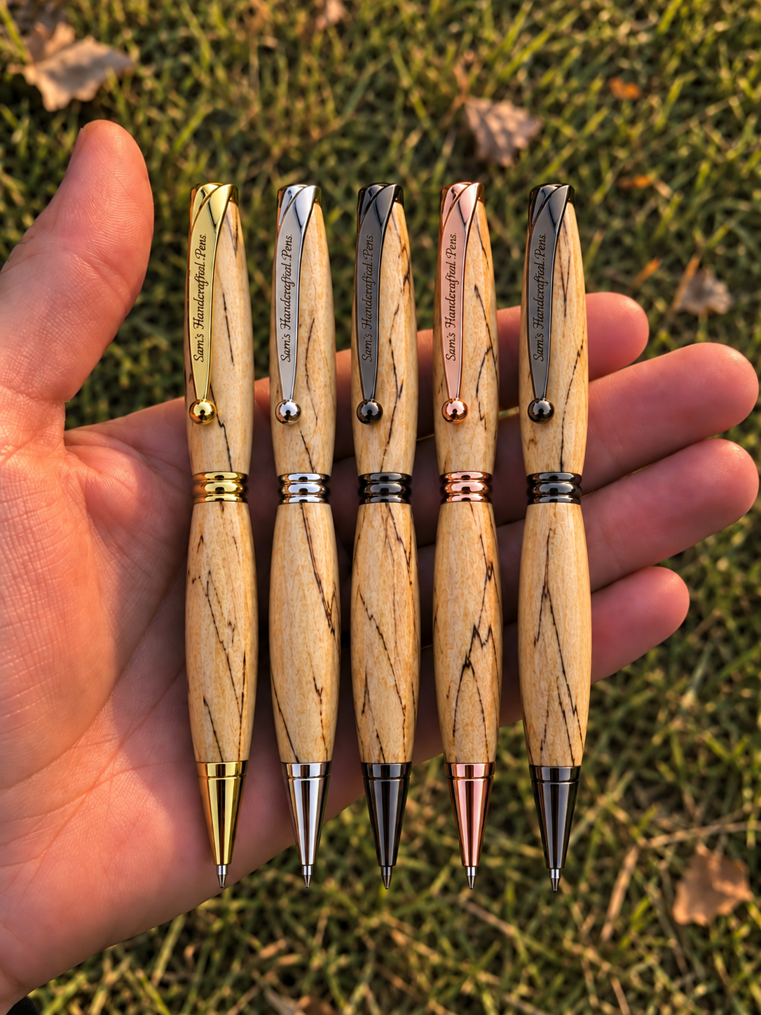 Salvaged Orchard Mango Wood Pen — Handturned Heirloom Writing Instrument